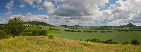 Θέα Από Λόφο Tobias Στα Highlands Τσεχική Βοημίας Τσεχική Republic — Φωτογραφία Αρχείου