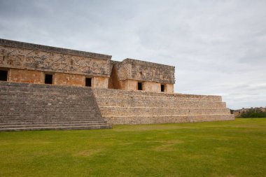 Görkemli harabelerini Uxmal, Meksika için. Uxmal bir Antik Maya Klasik dönem bugünkü Meksika şehridir.