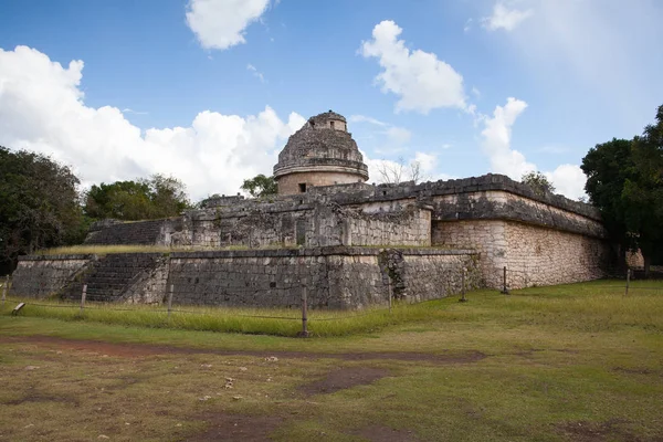 Majestic Ruins Chichen Itza Mexico Chichen Itza Complex Mayan Ruins — стоковое фото