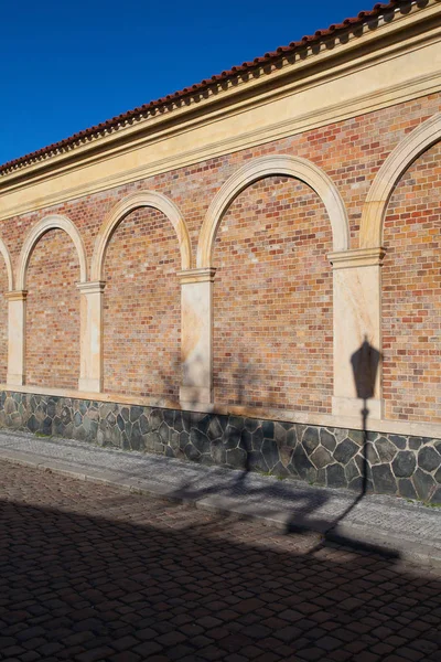 Detailu Zeď Hřbitova Vyšehrad Praze — Stock fotografie