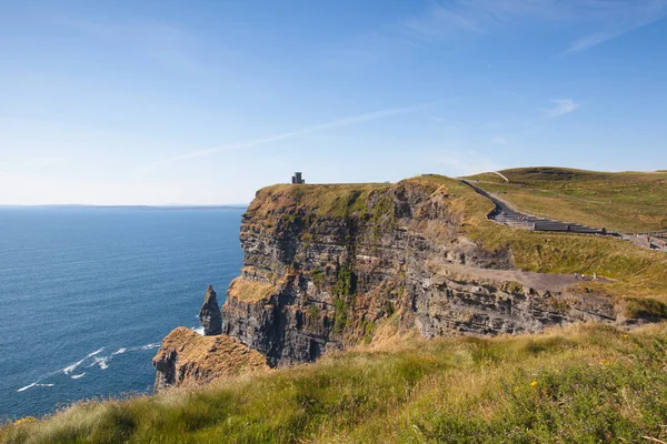 Les Célèbres Falaises Moher Sont Des Falaises Marines Situées Limite — Photo