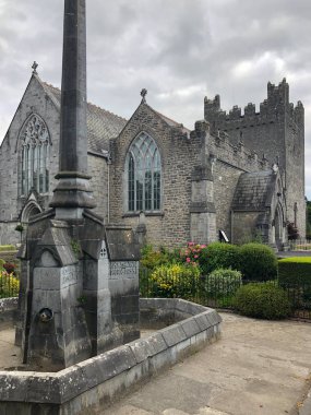Holy Trinity Abbey kilisesi Roma Katolik parish Kilisesi, Adare pitoresk ondokuzuncu yüzyıl Emlak köy merkezinde oldu.