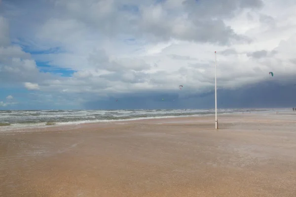 Sur Incroyable Plage Lakolk Après Fortes Pluies Cette Plage Est — Photo