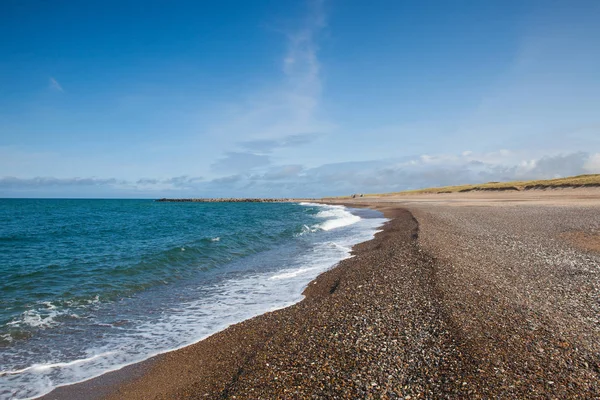 Playa Agger Dinamarca Agger Pequeño Pueblo Pescadores Con Cerca 200 — Foto de Stock