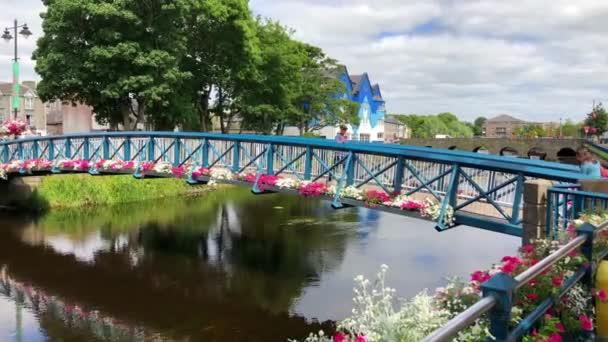 Слайго Ірландія Липня 2018 Центру Міста Слайго Голуей County Ireland — стокове відео