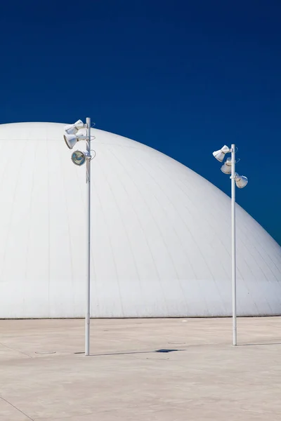 Aviles España Julio 2017 Vista Del Edificio Del Centro Niemeyer — Foto de Stock