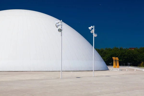 Aviles Spanien Juli 2017 Blick Auf Niemeyer Center Gebäude Aviles — Stockfoto