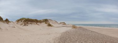 Danimarka 'da Hvide Sande' nin 40 km 'lik kumlu plajları var. Hvide Sande, Danimarka' nın batısındaki kumsal, kum tepeleri, güneş, rüzgar ve özellikle temiz havanın simgesidir..