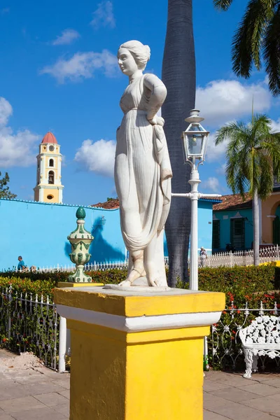 Trinidad Cuba January 2017 Plaza Mayor Principal Square Trinidad Typical — Stock Photo, Image