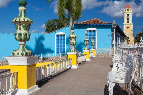 Trinidad Cuba January 2017 Plaza Mayor Principal Square Trinidad Typical — Stock Photo, Image