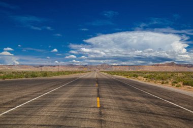 Tipik ortasında bizi otoyol, Utah, ABD