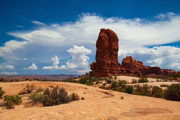 Arches National Park Moab Utah Eua Limitado Pelo Rio Colorado — Fotografia de Stock