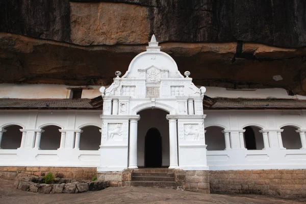 Templo Caverna Dambulla Também Conhecido Como Templo Dourado Dambulla Dambulla — Fotografia de Stock