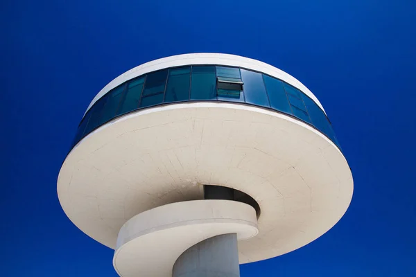 Aviles Espanha Julho 2017 Vista Edifício Niemeyer Center Aviles Centro — Fotografia de Stock