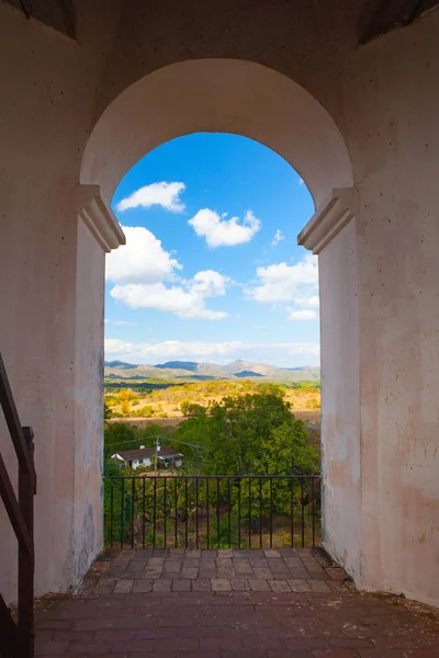 View from the top Manaca Iznaga old slavery tower near Trinidad, — Stock Photo, Image