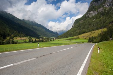 Obertauern Kayak merkezinde yaz manzara