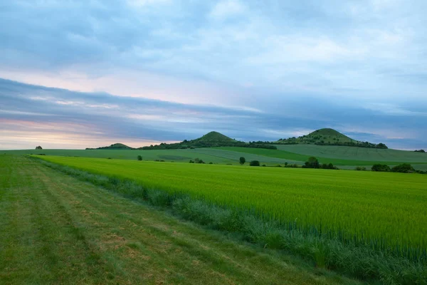 Landschaft im mittelböhmischen Hochland, Tschechische Republik. — Stockfoto