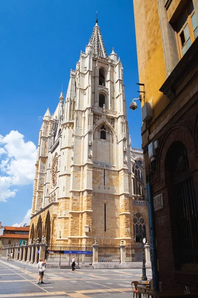 The Santa Maria Cathedral,Leon,Spain — Stock Photo, Image