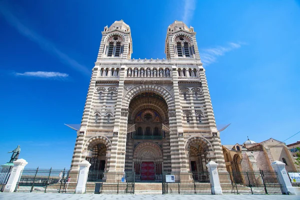 Marseille katedral er en romersk-katolsk katedral i Frankrike. – stockfoto