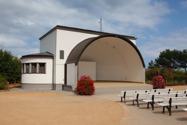 Music Pavilion of Zinnowitz baltic coast, Germany. — Stock Photo, Image