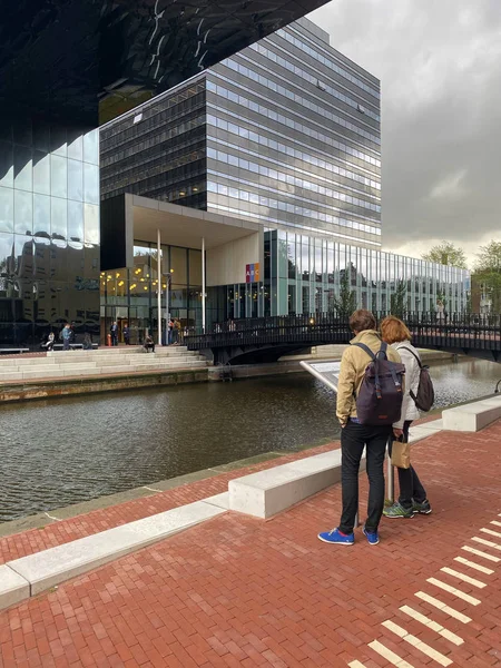 阿姆斯特丹大学是一所公立大学，荷兰 — 图库照片
