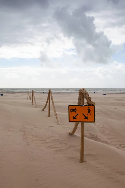 Plage Hargen Aan Zee Aux Pays Bas Sans Touristes Étrangers — Photo