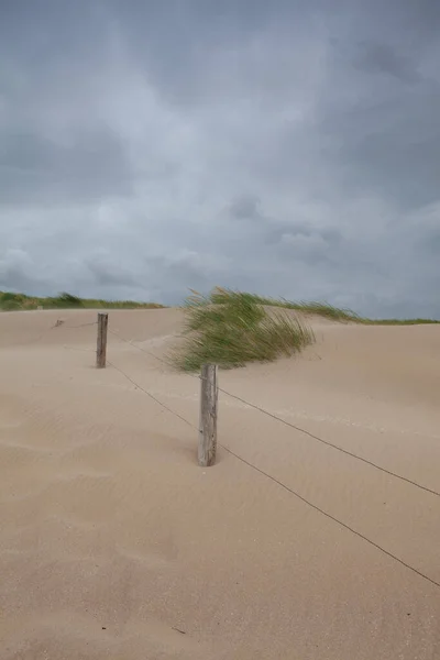 Het Strand Hargen Aan Zee Zonder Buitenlandse Toeristen Coronaviruspandemie — Stockfoto