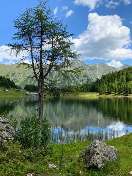 Lago Duisitzkarsee Austria Duisitzkarsee Probablemente Uno Los Lagos Montaña Más — Foto de Stock