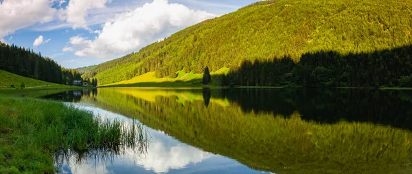 Steirischer Bodensee Den Steirischen Tauern Österreich Der See Liegt 1143 — Stockfoto