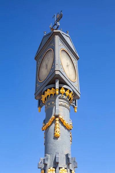 Ahlbeck Germany August 2019 Historic Street Clock Ahlbeck Usedom Germany — Stock Photo, Image
