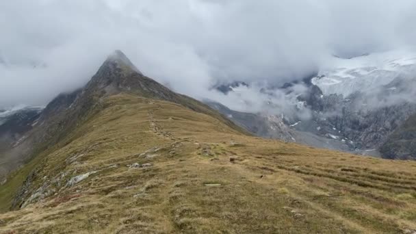 High Mountains Obergurgl Village Otztal Alps Austria Located Municipality Solden — Stock Video