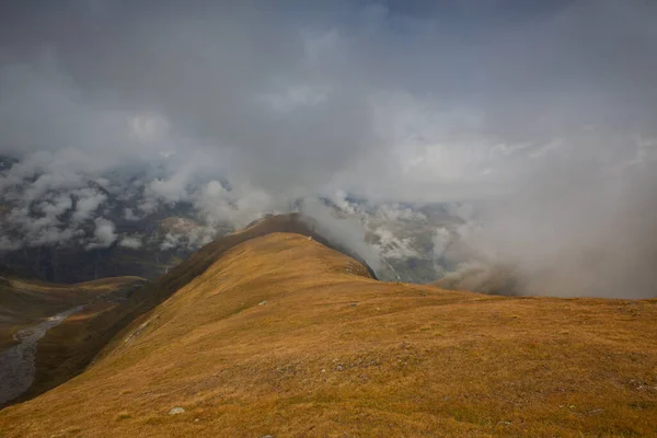 Vysoké Hory Obergurgl Jedná Obec Otztalských Alpách Rakousko Nachází Obci — Stock fotografie