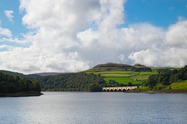 Peak District, İngiltere'de Ladybower rezervuar