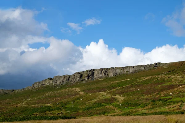 Stanage Kant Storbritannien Peak District — Stockfoto