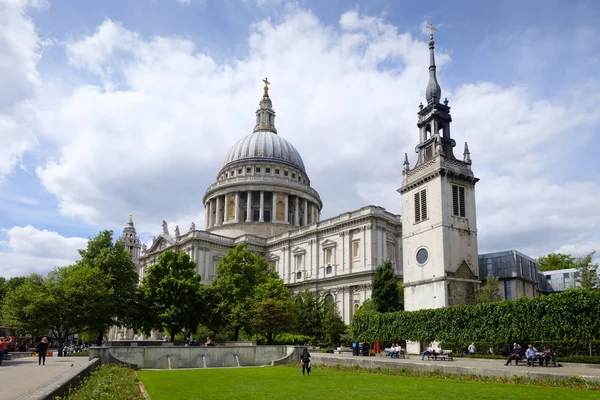 Собор Святого Павла Лондон Великобритания — стоковое фото