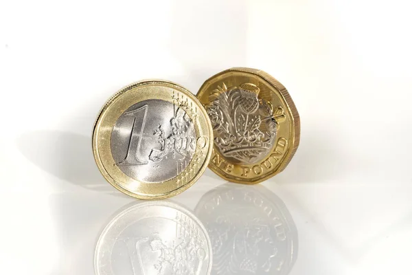 Mince Mince Libra Základní Měnové Jednotky Velké Británii — Stock fotografie