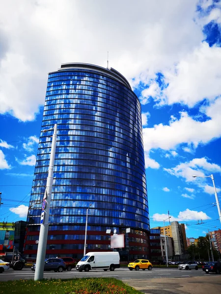 Edificio Vela Situado Minsk — Foto de Stock
