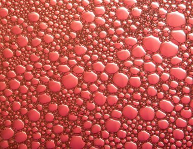 Arka plan veya doku olarak kırmızı kabarcıkları