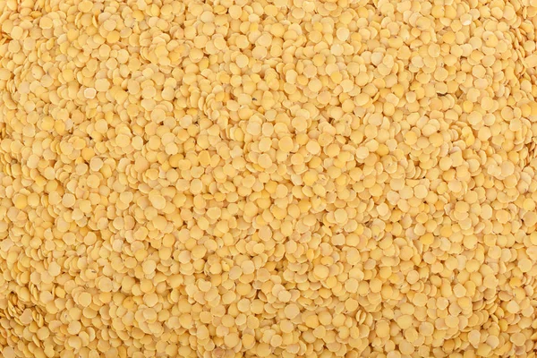 Lenticchie Turche Gialle Tritate Sfondo Cereali Lenticchia Vicino — Foto Stock