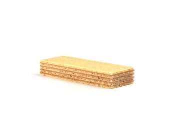 Gözleme tatlı fıstık ezmesi beyaz arka plan üzerinde izole. 