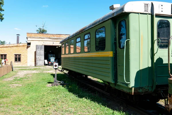 Région Yaroslavl Village Talitsy Russie Juillet 2015 Musée Ferroviaire Pereslavl — Photo