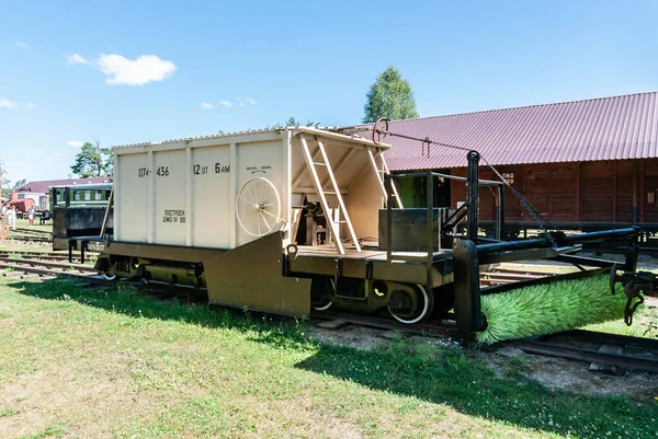 Yaroslavl Region Talitsy Village Russia Ιουλίου 2015 Σιδηροδρομικό Μουσείο Pereslavl — Φωτογραφία Αρχείου