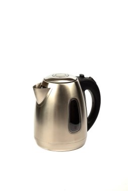 Elektrik ısıtıcısı beyaz arka planda izole edilmiş. Uzayı kopyala Kapat..