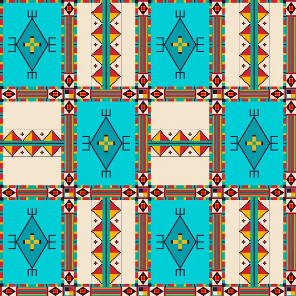 Modèle Dans Style Traditionnel Tribu Indienne Dakota Sioux — Image vectorielle