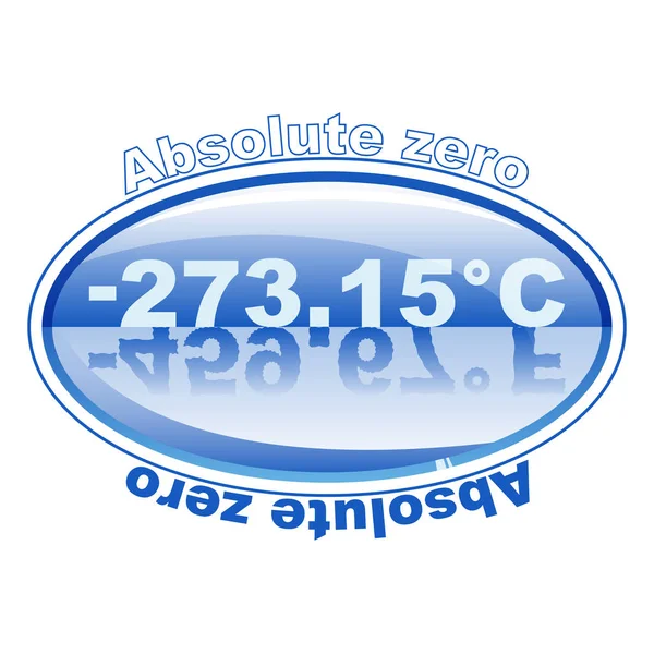 Absolument Zéro Froid Maximal — Image vectorielle