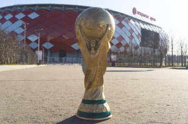 9 Nisan 2018 Dünya Kupası Dünya Kupası 2018 eşleştiği Spartak stadyumu zemin karşı Moskova, Rusya Trophy yapılacaktır..
