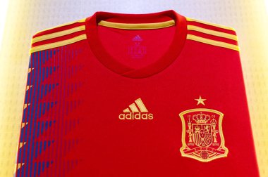 30 Haziran 2018. İspanyol milli futbol takımının FIFA Dünya Kupası 2018, şeklinde