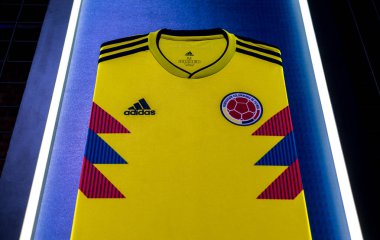 30 Haziran 2018. FIFA Dünya Kupası 2018, Kolombiyalı millî futbol takımı şeklinde