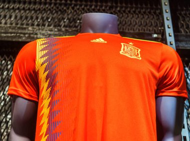 30 Haziran 2018. İspanyol milli futbol takımının FIFA Dünya Kupası 2018, şeklinde