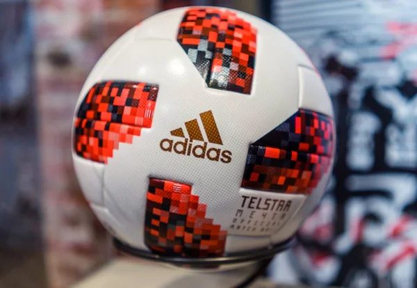 Junho 2018 Bola Oficial Para Copa Mundo Fifa 2018 Jogos — Fotografia de Stock